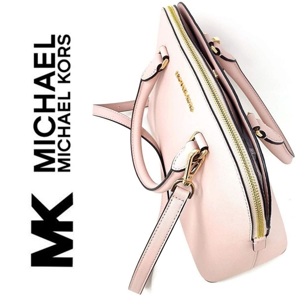 MICHAEL Michael Kors Cindy Large Dome Satchel In Ballet - Picture 5 of 13